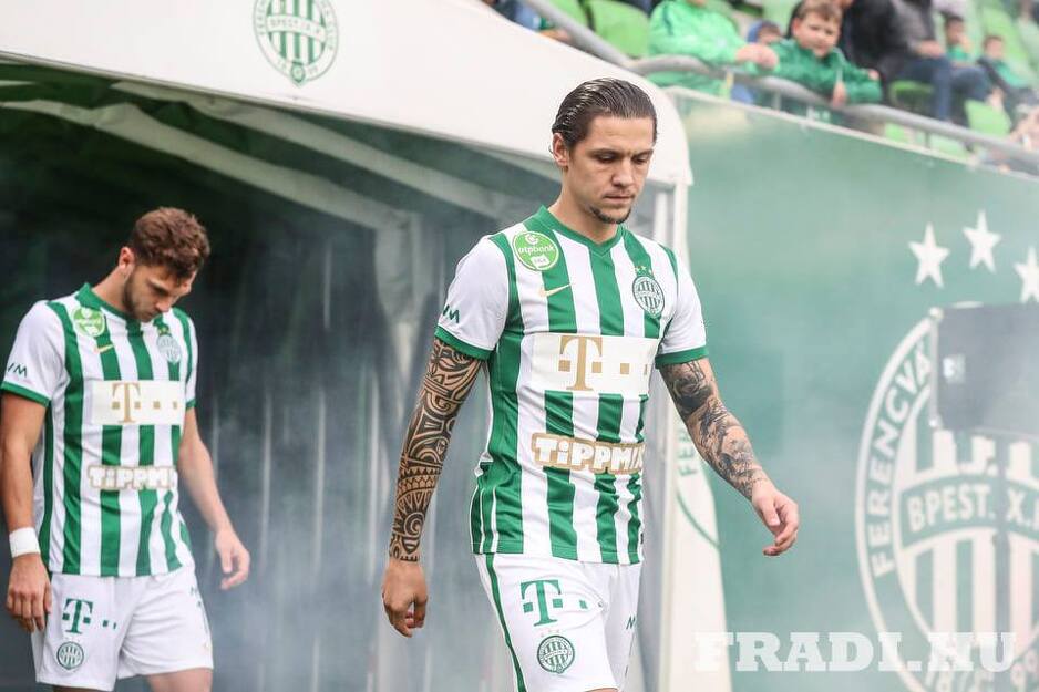 Muhamed Bešić u dresu Ferencvaroša s novom frizurom