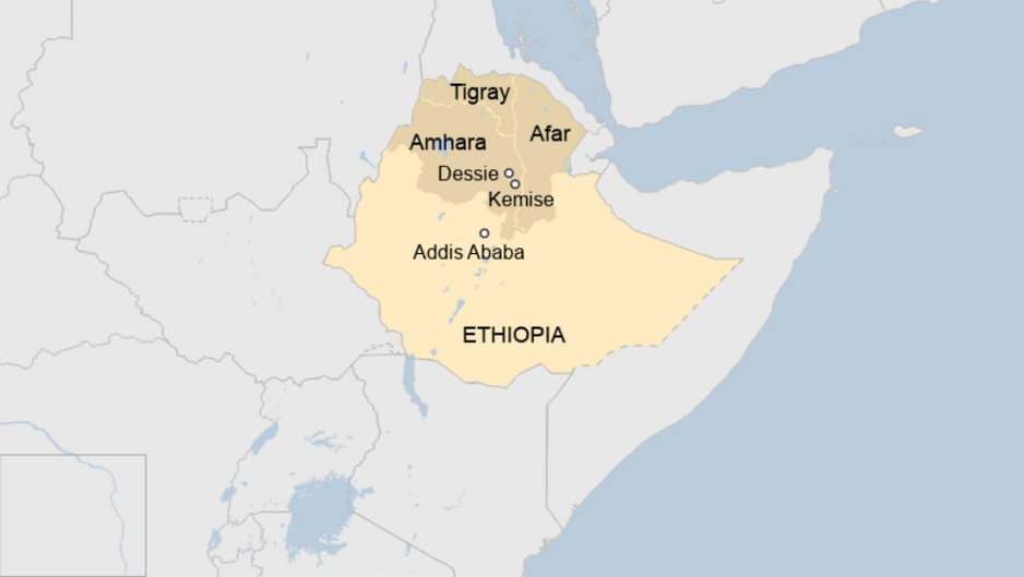 Pobunjenici sa sjevera napreduju prema Adis Abebi (Foto:BBC)