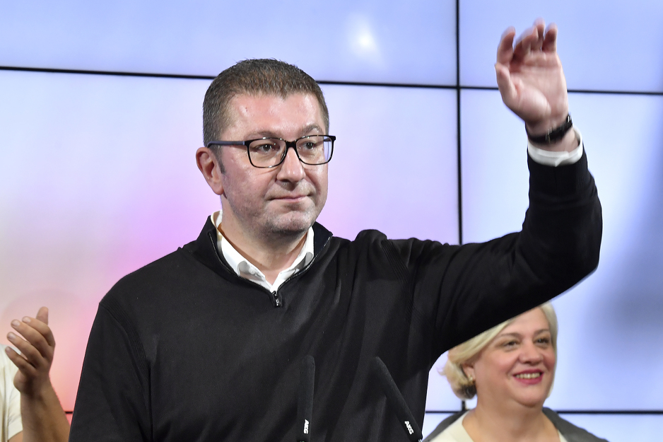 Hristijan Mickovski, lider VMRO-DPMNE (Foto: EPA-EFE)