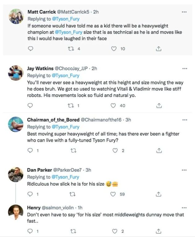 Komentari fanova na snimak s treninga Tysona Furyja (Foto: Screenshot)