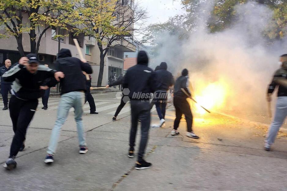 Neredi u Mostaru (Foto: Bljesak.info)