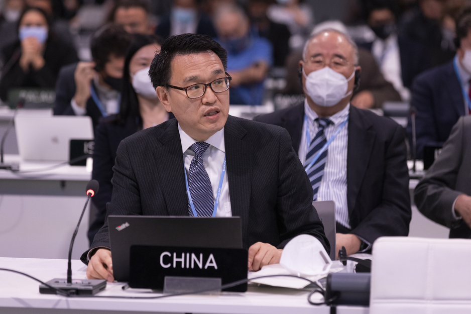 Predstavnici Kine na Cop26 (Foto: EPA-EFE)
