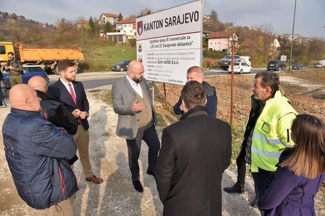 Resorni ministar Adnan Šteta posjetio gradilište (Foto: Vlada KS)