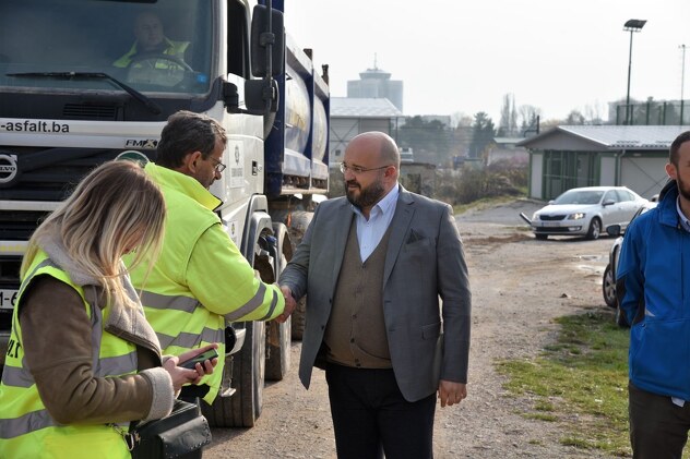 Resorni ministar Adnan Šteta posjetio gradilište (Foto: Vlada KS)