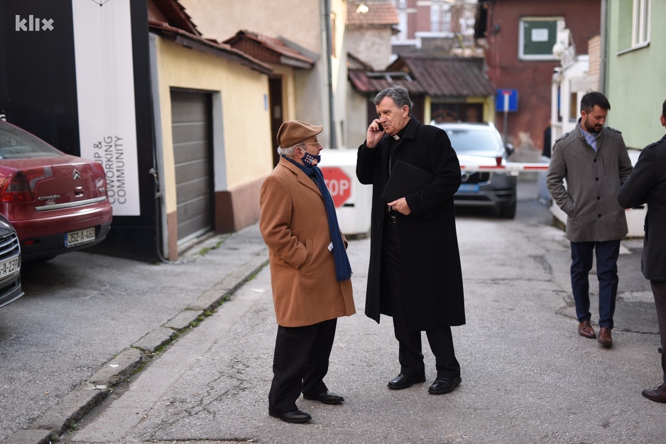 Jakob Finci i biskup Tomo Vukšić (Foto: T. S./Klix.ba)