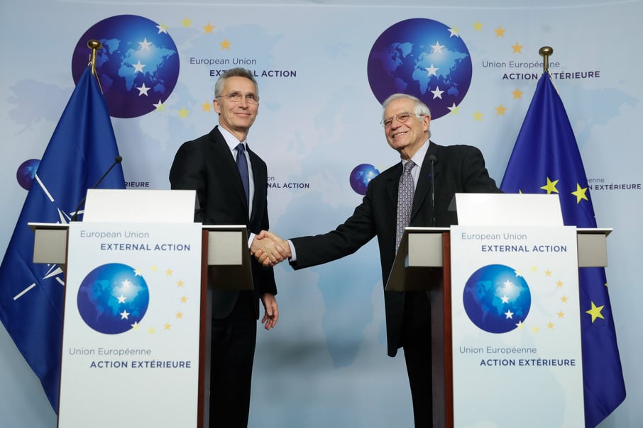 Borrell mengklaim Kompas Strategis bukan ancaman bagi NATO (Foto: EPA-EFE)