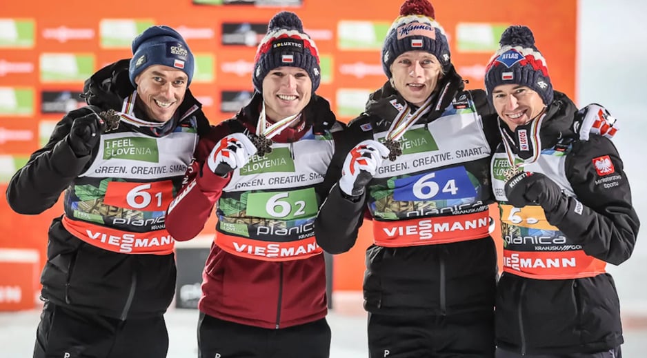 Piotr Zyla, Andrzej Stekala, Dawid Kubacki, Kamil Stoch (Foto:FIS SKI)