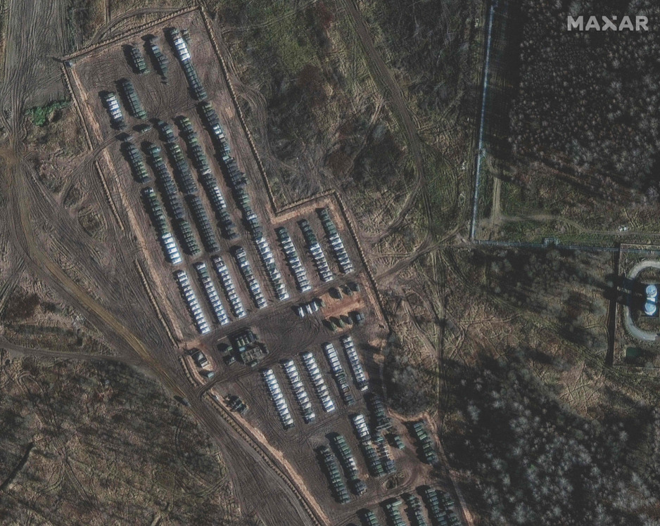 Satelitski snimci pokazuje brojne ruske trupe na granici s Ukrajinom (Foto:Maxar)