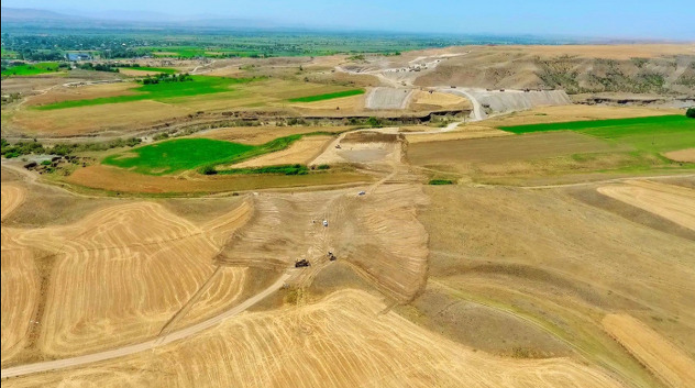 Dio autoceste Ahmadbeyli-Horadiz-Minjivan-Agband Aerodrom Fuzuli (Foto: Twitter)