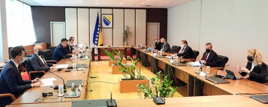 Susret Varhelyija i Vijeća ministara (Foto: Vijeće ministara BiH)