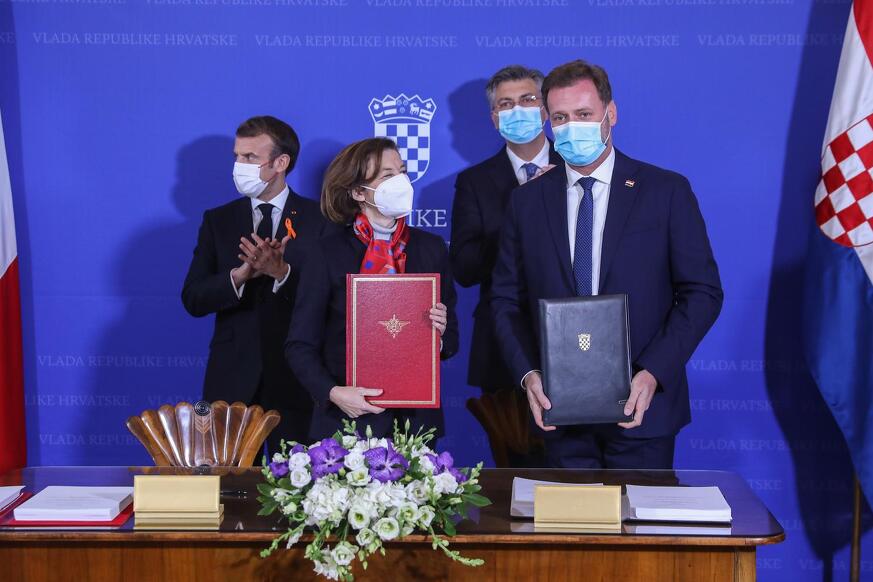Ugovor o kupovini aviona potpisali ministri odbrane (Foto:Patrik Macek/PIXSELL)