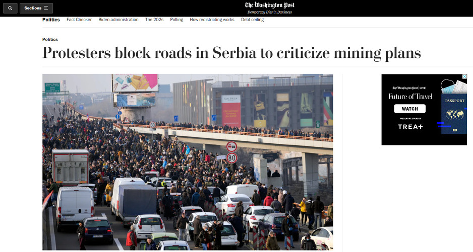 Izvještavanje Washington Posta o protestima