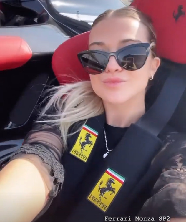 Sofia je uživala u Ferrariju Monza SP2