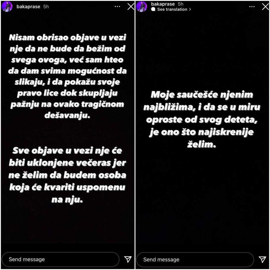 Foto: Instagram/bakaprase