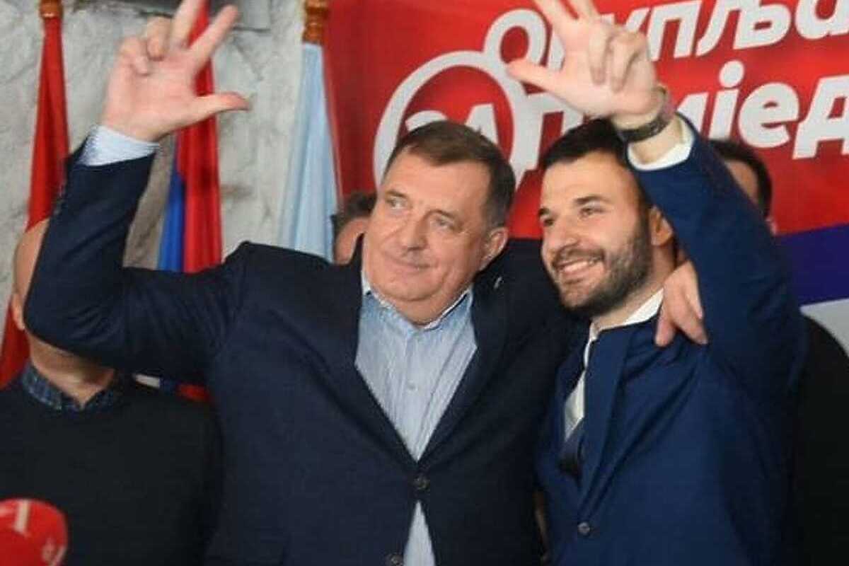 Milorad Dodik i novi gradonačelnik Prijedora Slobodan Javor
