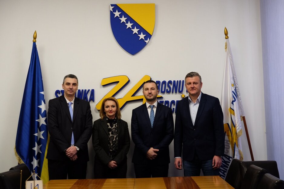 Senad Hasanović, Admela Hodžić, Semir Efendić i Sead Milavica (Foto: SBiH)