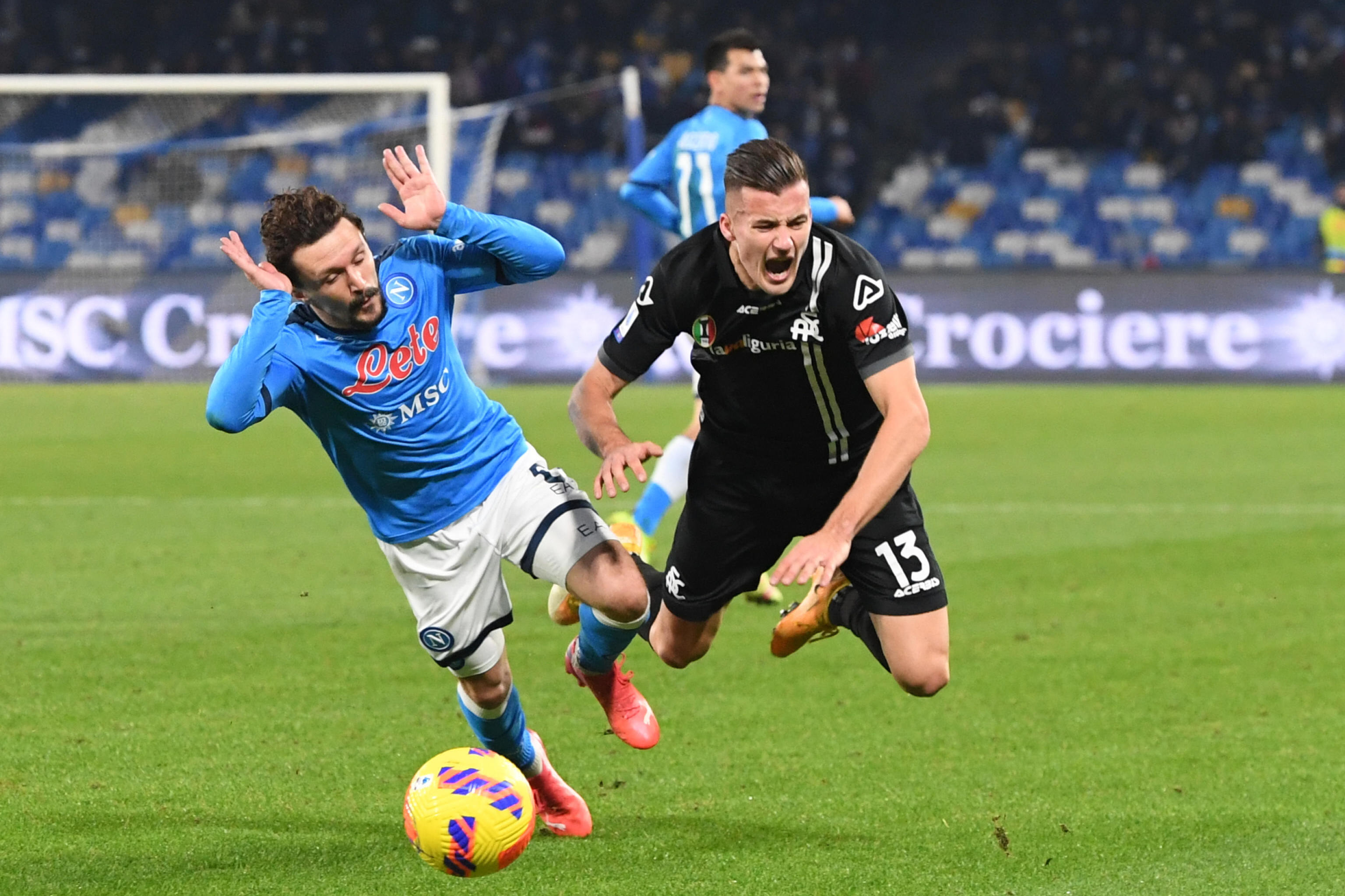 Napoli - Spezia 0:1 (Foto: EPA-EFE)