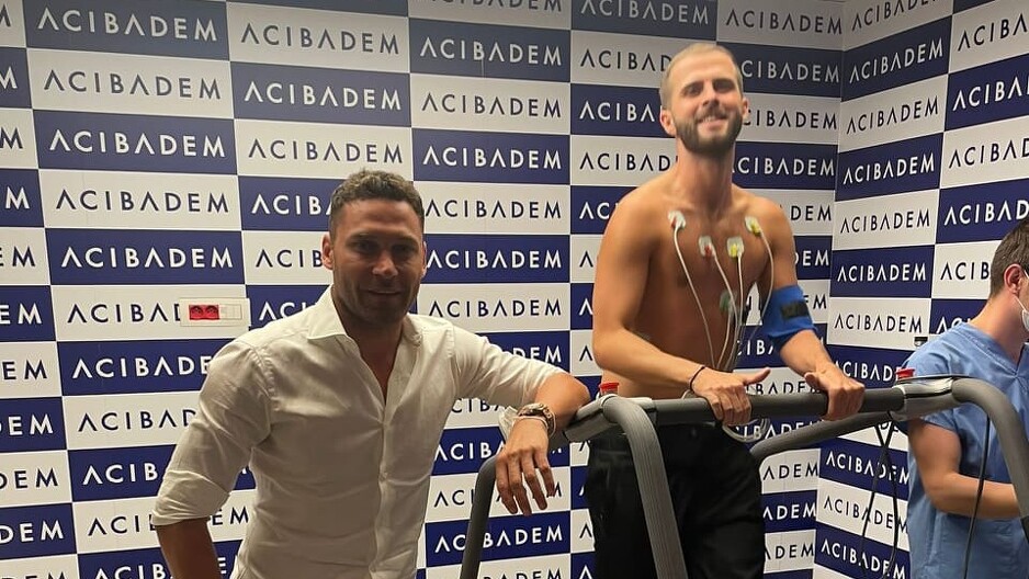 Tošić i Pjanić na ljekarskom pregledu (Foto: Instagram)