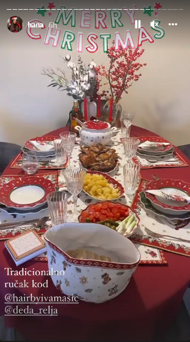 Hana Hadžiavdagić na tradicionalnom ručku