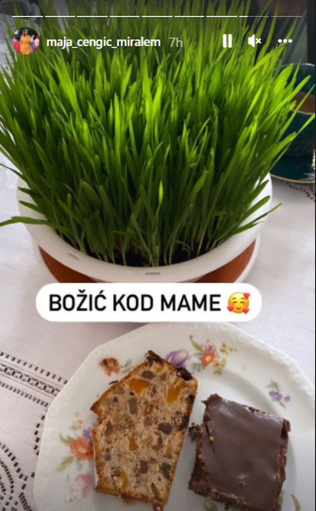 Maja Čengić na porodičnom ručku
