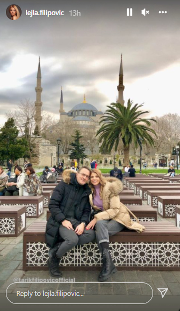 Tarik i Lejla Filipović u Istanbulu