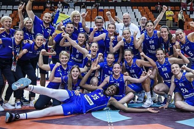 Ženska košarkaška reprezentacija BiH osvojila je 5. mjesto na EP (Foto: KS BiH)