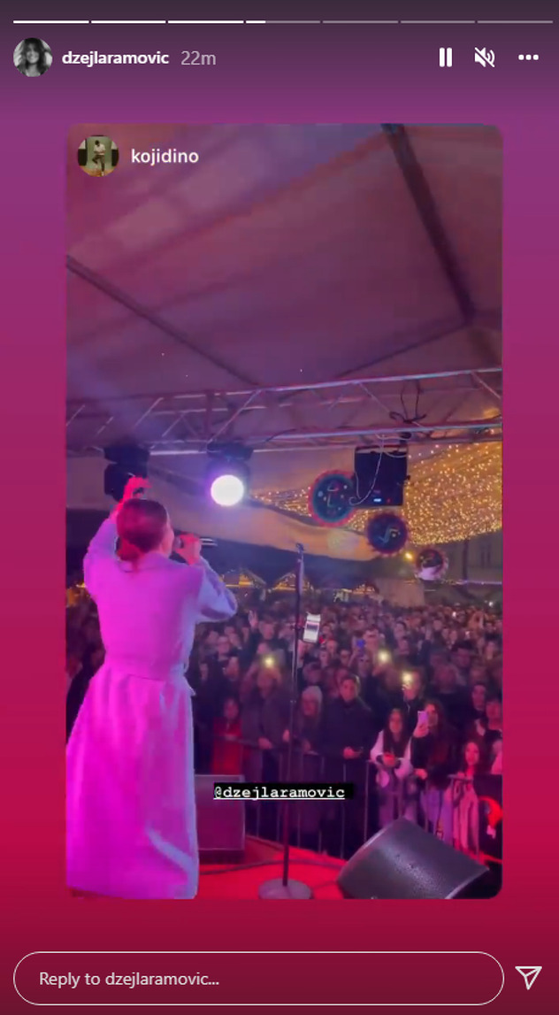 Džejla Ramović nastupala u Bihaću (Foto: Screenshot)