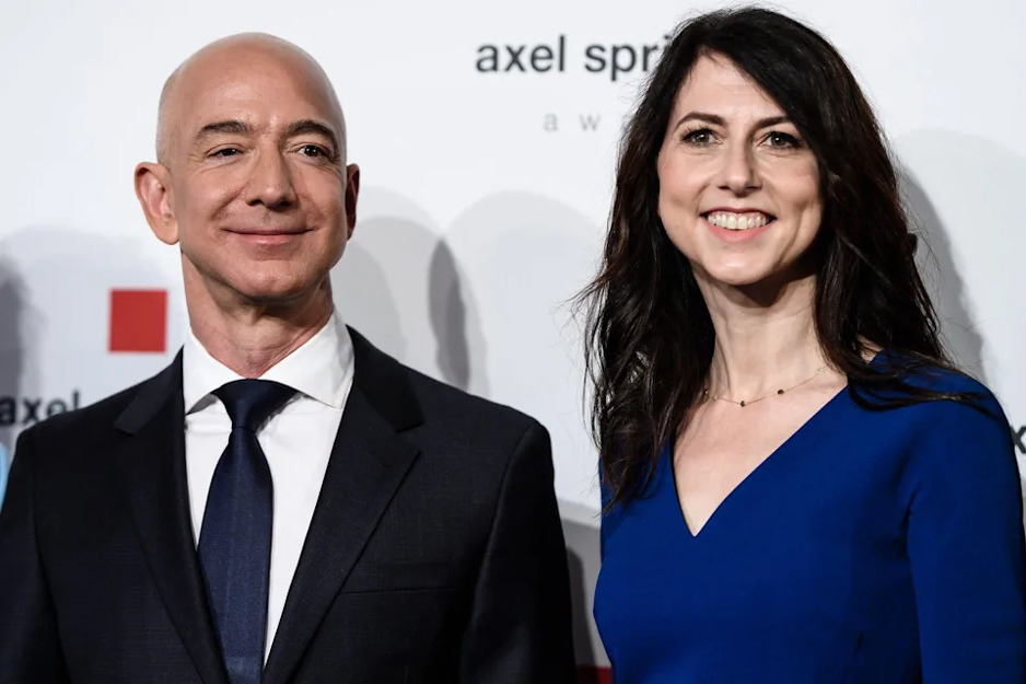 Jeff Bezos i MacKenzie Scott (Foto: EPA-EFE)