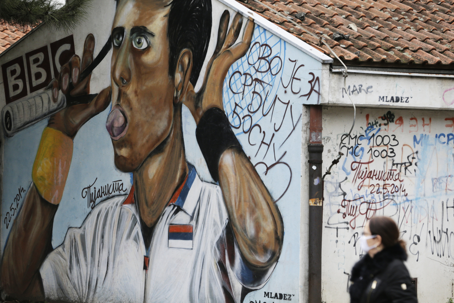 Mural u Beogradu (Foto: EPA-EFE)