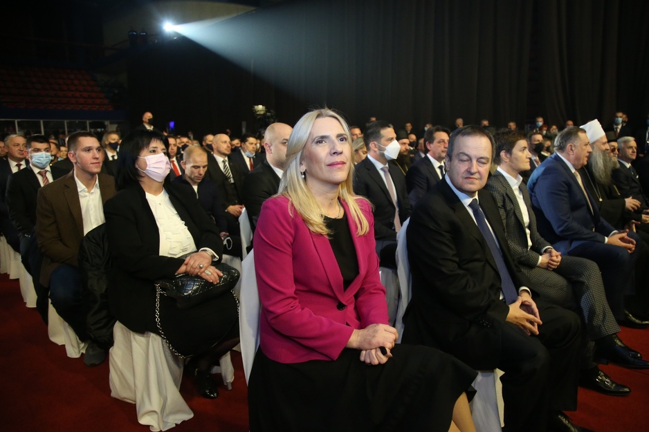 Sin Aleksandra Vučića - treći red, lijevo (Foto: Siniša Pašalić/RAS Srbija)