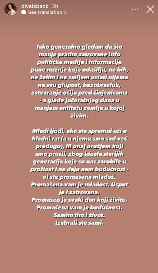 Foto: Instagram/divaisback