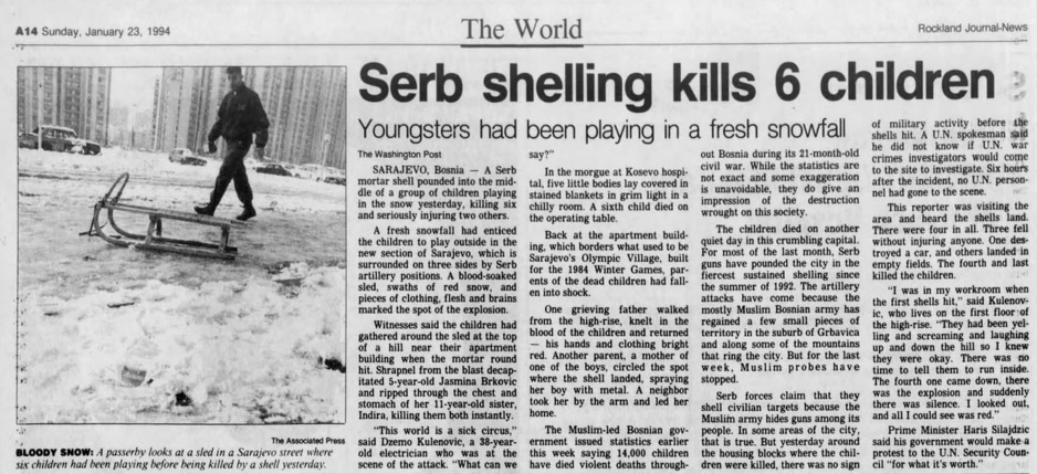 Neke od fotografija objavljene su u velikim svjetskim medijima (Foto: Sniper Alley)