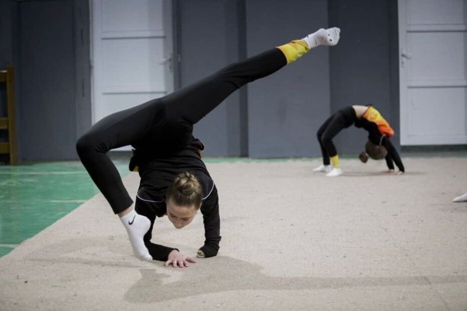 Sara Bećarević na treningu