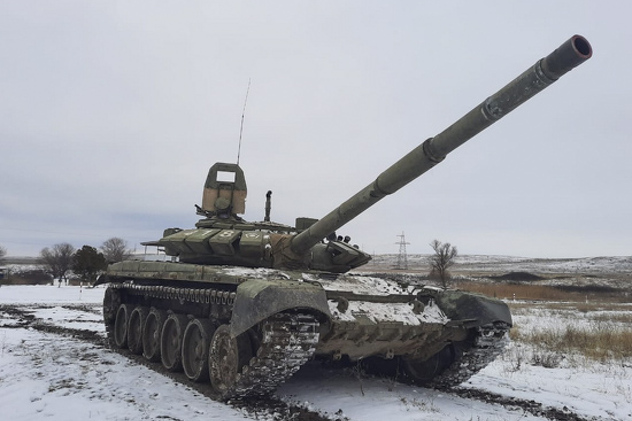 Prizor s ruskih vojnih vježbi na Krimu (Foto: Ministarstvo odbrane Rusije)