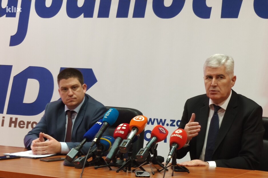 Butković i Čović nakon sastanka u Mostaru (Foto: G. Š./Klix.ba)