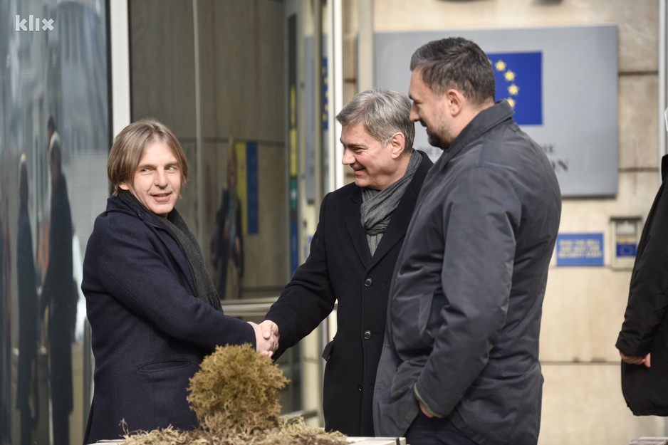Kojović, Zvizdić i Konaković (Foto: T. S./Klix.ba)