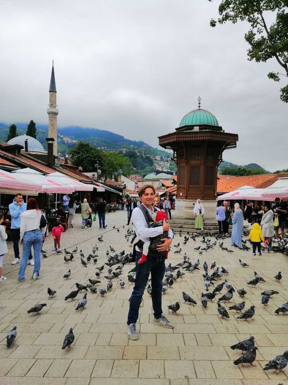 Andrij tokom posjete Sarajevu 2021. godine (Foto: Facebook)