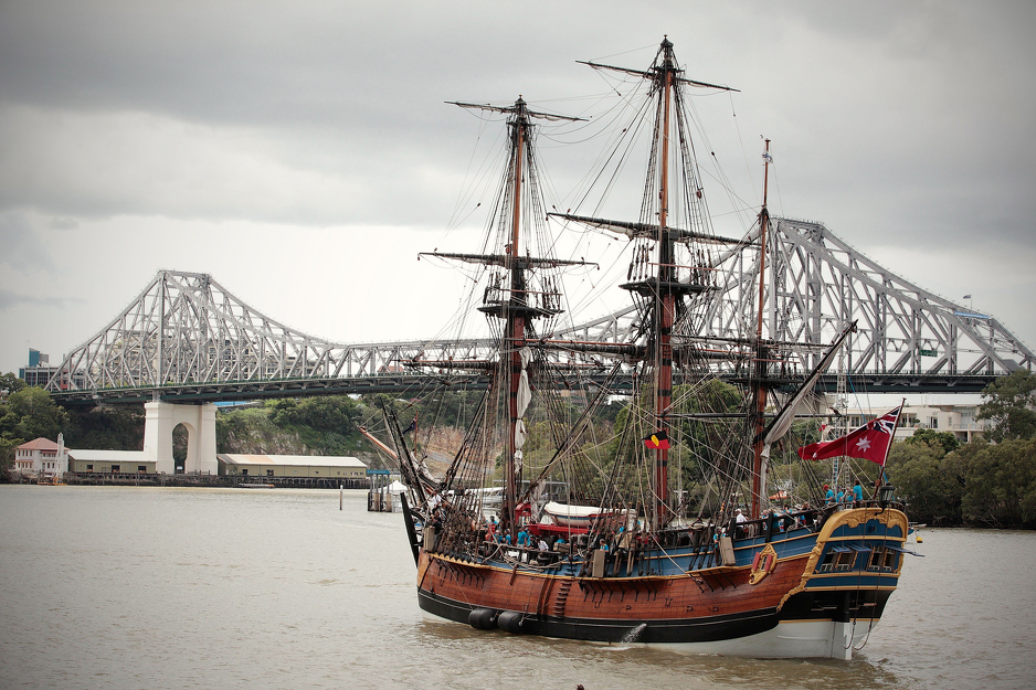 Replika broda HMS Endeavour (Foto: EPA-EFE)