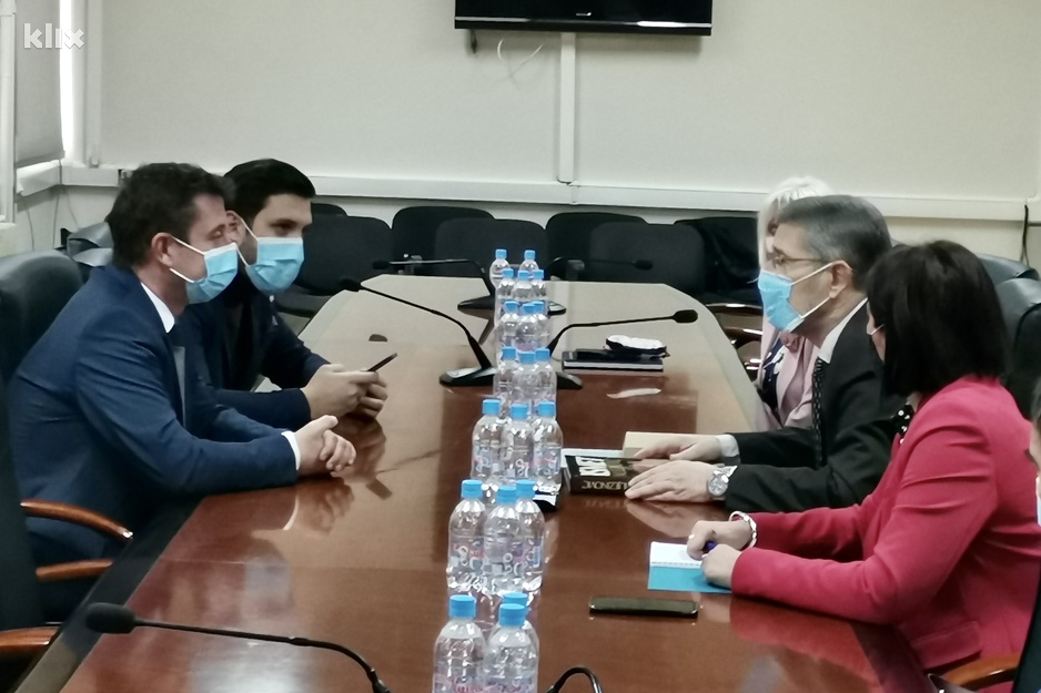 Imamović i Kordić razgovarali su o brojnim temama (Foto: Gradska uprava Tuzle)