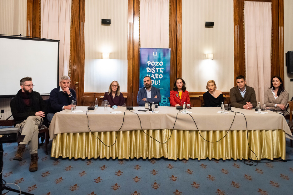 Press konferencija Narodnog pozorišta u hotelu Evropa
