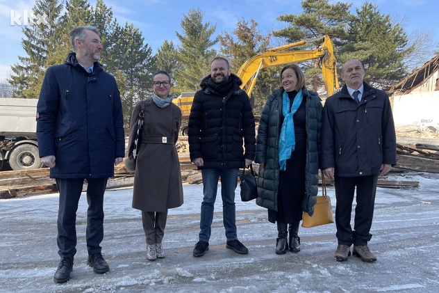 Predstavnici kantonalne vlasti, UNSA-e i Općine Novo Sarajevo (Foto: I. Š./Klix.ba)