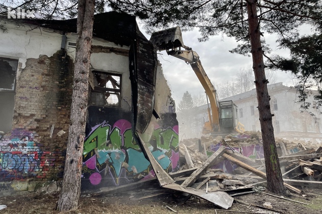 Radovi u Kampusu Univerziteta u Sarajevu (Foto: I. Š./Klix.ba)