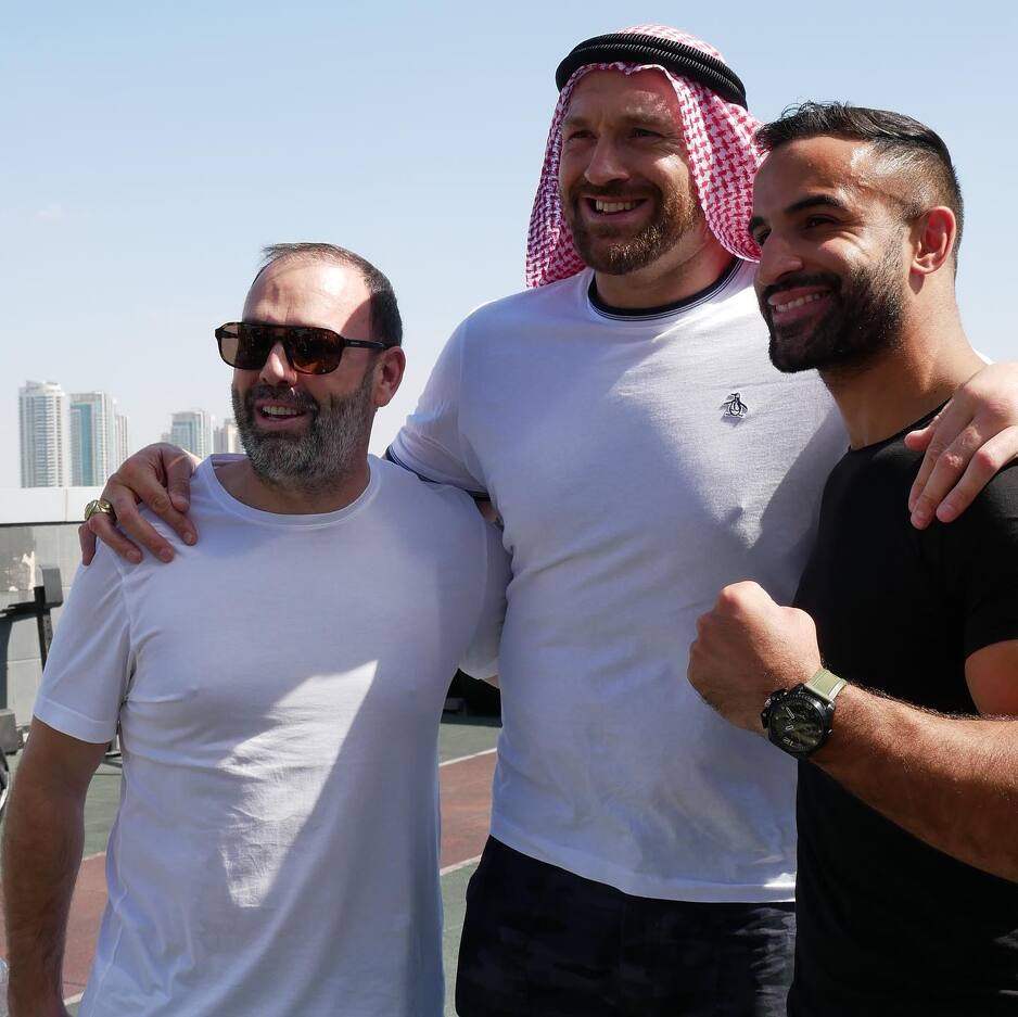 Kinahan, Fury i Khan (Foto: Instagram)
