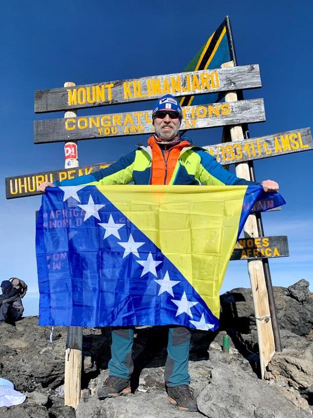 Tomislav Cvitanušić na Kilimandžaru (Foto: Privatni arhiv)