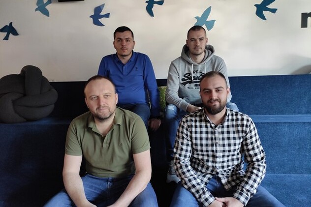 Krsto Kostić, Mirza Hamzić, Berin Forto i Zerin Rizvanović, polaznici prve generacije