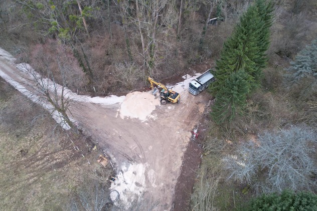 Radovi na području Stojčevca (Foto: Općina ilidža)