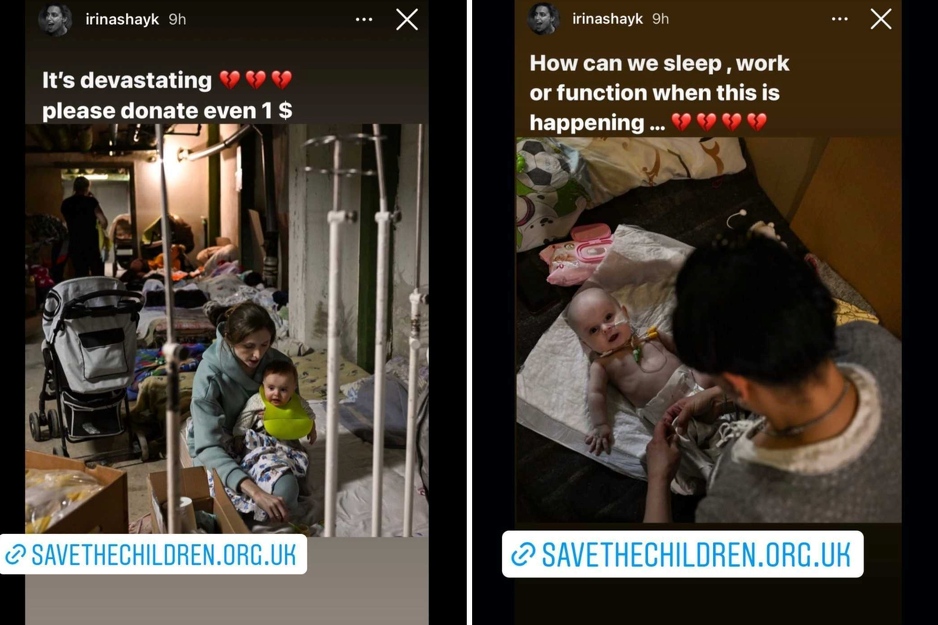 Instagram storyji manekenke u kojima poziva na pomoć djeci u Ukrajini
