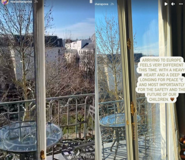 Objave Šarapove na Instagramu