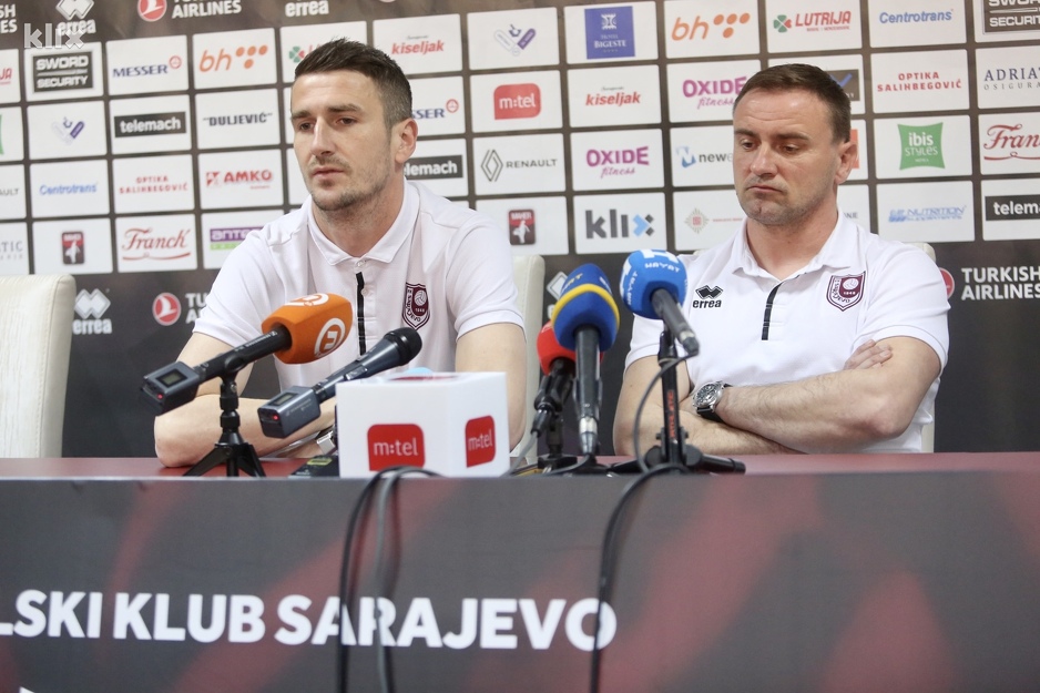 Na konferenciji za medije obratio se i štoper Bordo tima Amer Dupovac (Foto: T. S./Klix.ba)