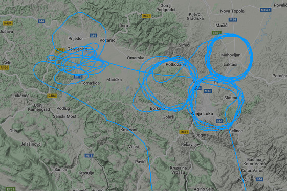Snimani Banja Luka, Laktaši, Prijedor i druga okolna mjesta